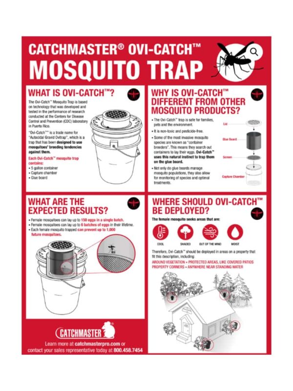 Ovi-Catch AGO Mosquito Trap - Flyer